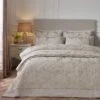 Catherine Lansfield Opulent Jacquard Champagne Bedspread