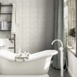 Urban Block Ivory Wallpaper