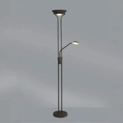 Brazier Satin Black USB 2 Light Uplighter Floor Lamp -Housing Units Furniture Store 87021c52978fee25886b5166c97d7fdd 1