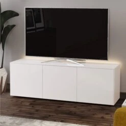 Frank Olsen Intelligent 150cm White Gloss TV Unit