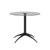 Stressless Small Urban Star Matt Black & Glass Side Table
