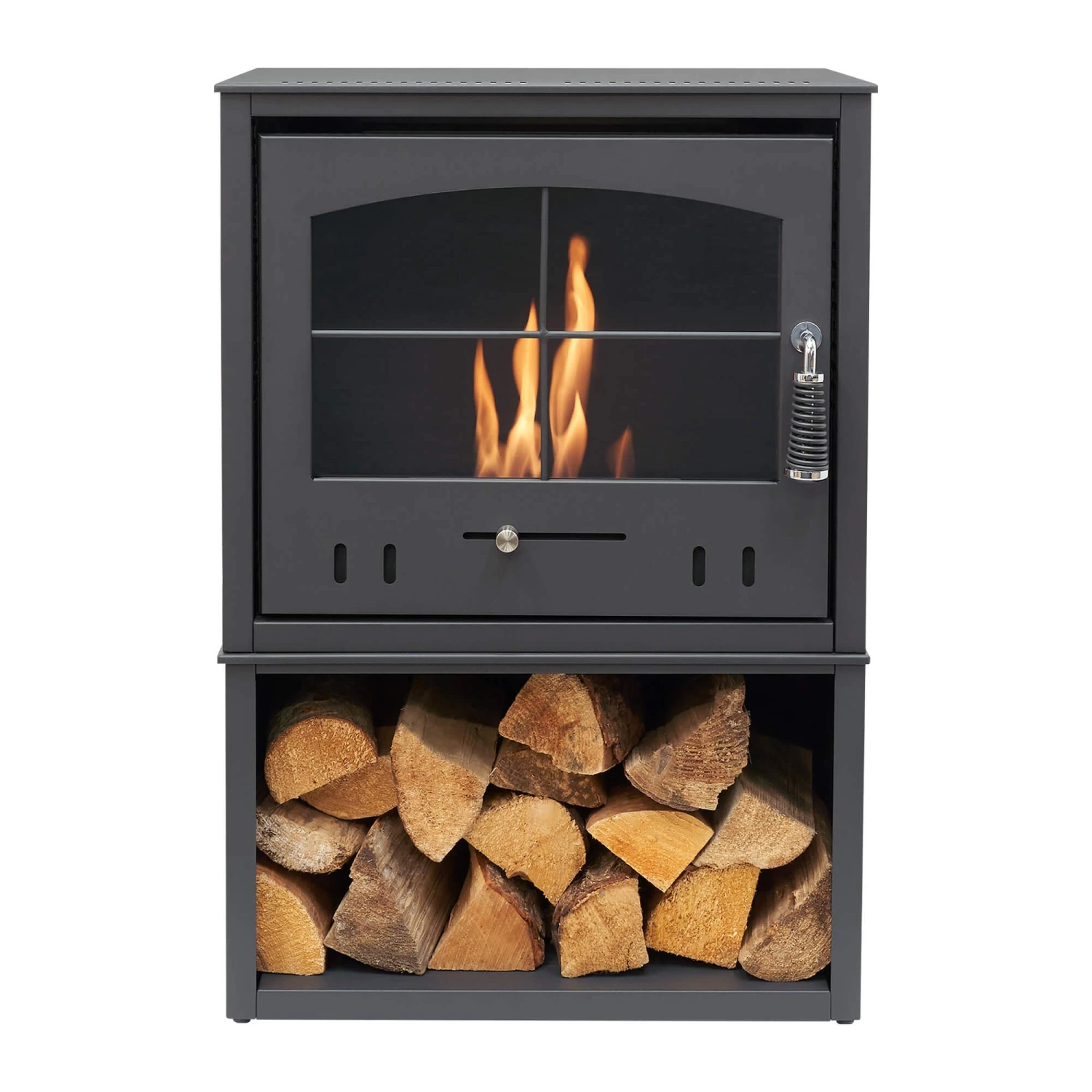OKO S4 Bioethanol Stove With Log Store 4 OKO S4 Bioethanol Stove With Log Store - Image 4