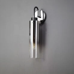 Chelsea Slim Black & Smoke Glass Fade Single Wall Light 7 Chelsea Slim Black & Smoke Glass Fade Single Wall Light -Housing Units Furniture Store 8867e7dfe43d59720887d3241a753773