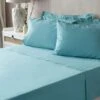 Belledorm Teal Superking Fitted Sheet