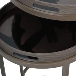 Libra Brushstroke Set Of 2 Side Tables With Removable Trays -Housing Units Furniture Store 88cc6686f004bf8f3334efa776eeee8e