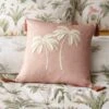 Catherine Lansfield Paradiso Palm 45cm X 45cm Clay Cushion