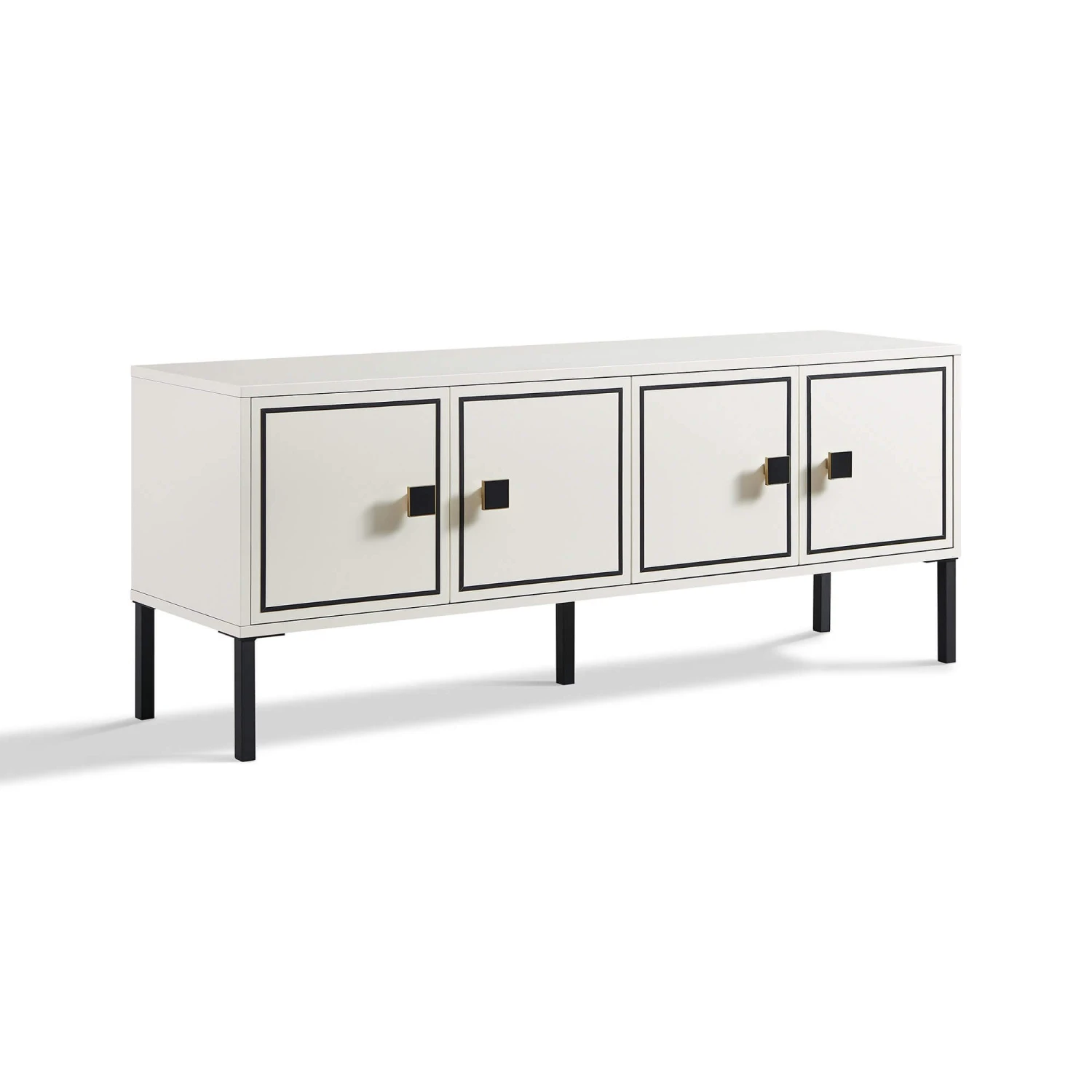 Frank Olsen Mia Large White TV Stand 2 Frank Olsen Mia Large White TV Stand - Image 2