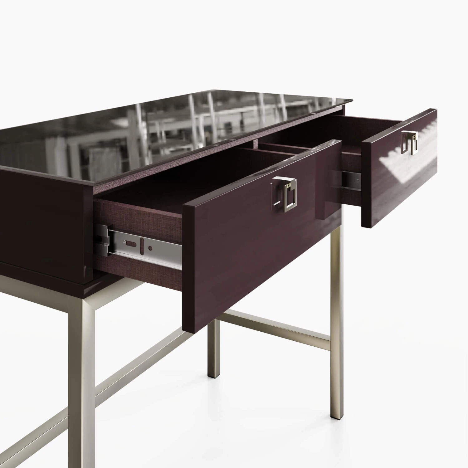 Frank Olsen Lyra Plum Black Console Table 7 Frank Olsen Lyra Plum Black Console Table - Image 7