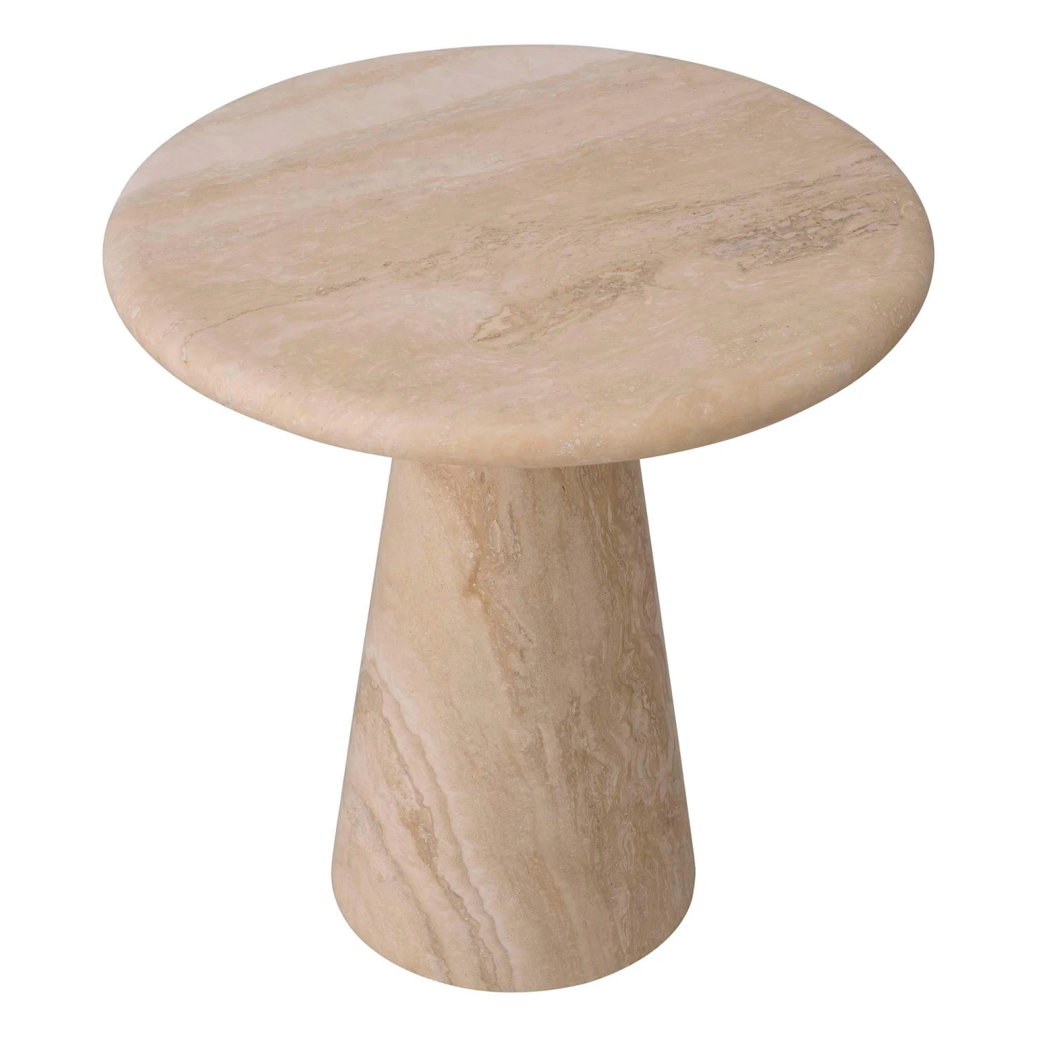 Eichholtz Adriana Small Travertine Side Table 3 Eichholtz Adriana Small Travertine Side Table - Image 3