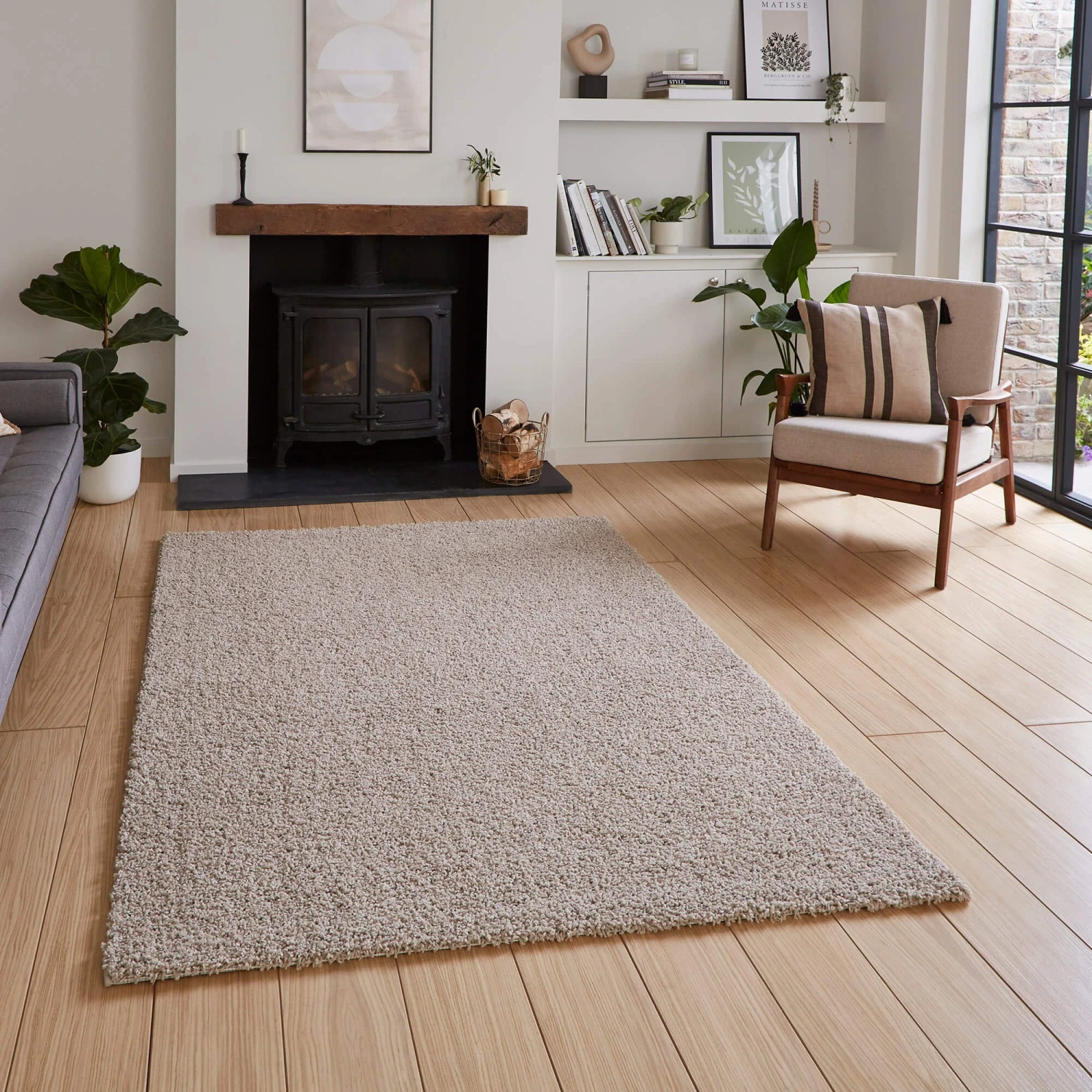 Bali Beige 120x170cm Shaggy Rug 1 Bali Beige 120x170cm Shaggy Rug