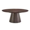 Artemis Round Wooden Extending Dining Table