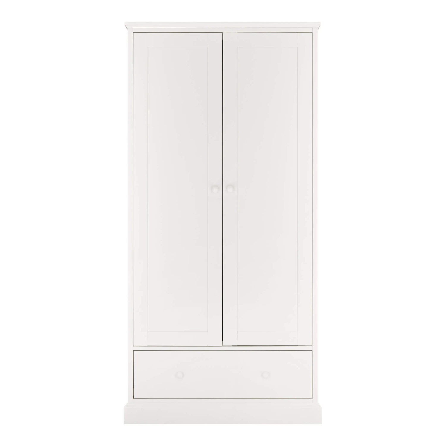 Ascot White 2 Door Wardrobe 2 Ascot White 2 Door Wardrobe - Image 2