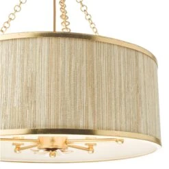 Fenella Gold & Seagrass 5 Light Pendant -Housing Units Furniture Store 8c6c7c43d008daf39b8d4066f3aa35ab