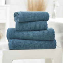 Deyongs Riverdale Denim Blue Bath Towel
