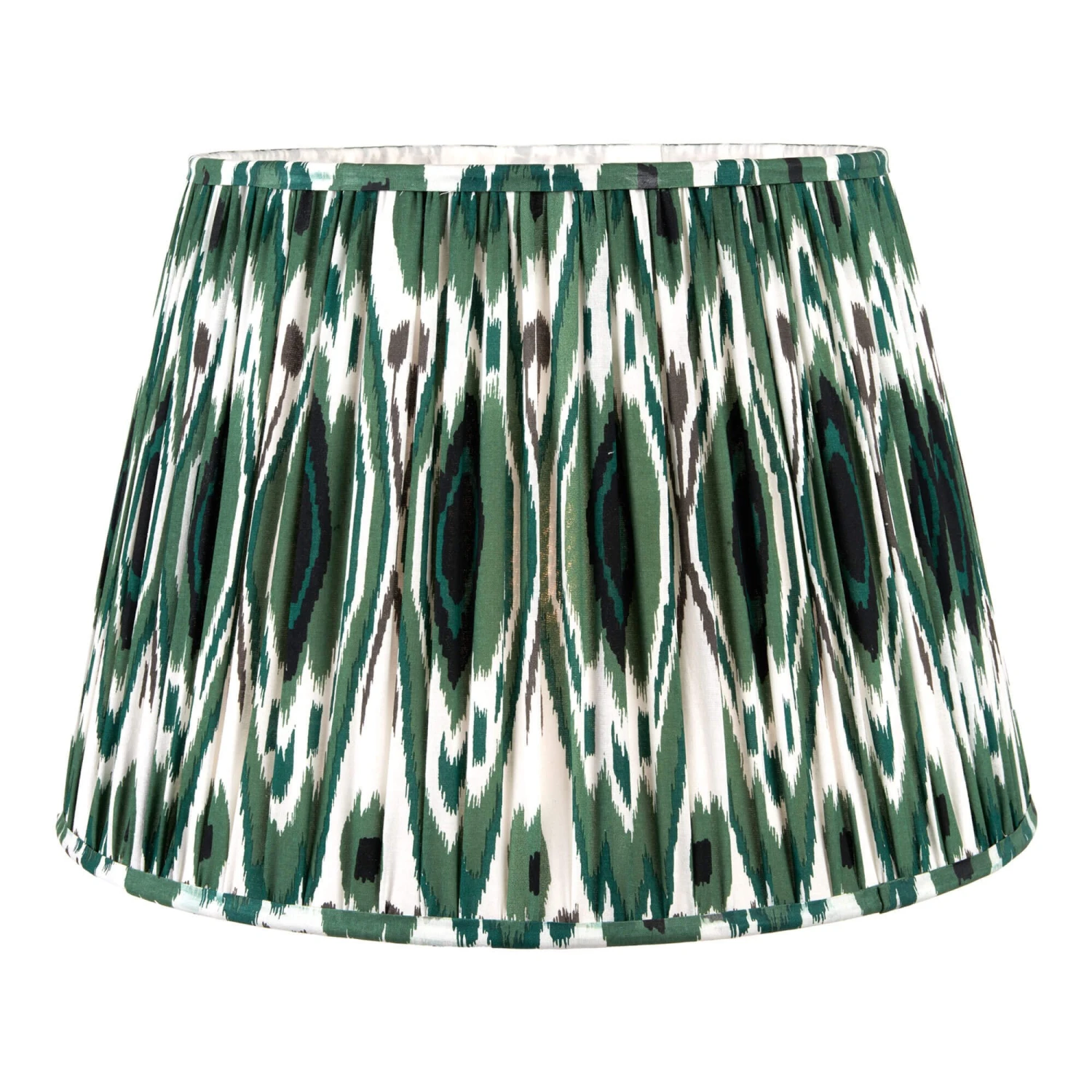 Ezra Racing Green Patterned 35cm Shade 1 Ezra Racing Green Patterned 35cm Shade