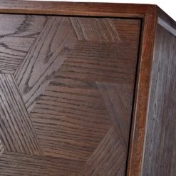 Olivia James Hemingway Mahogany Oak & Gold 2 Door Bar Cabinet -Housing Units Furniture Store 8cd8ddf5a6810366a0dd890b265eef35