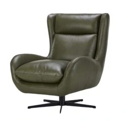 Emilio Green Leather Swivel Chair -Housing Units Furniture Store 8ce4b17dccd79e678ea27ee26d9b7732