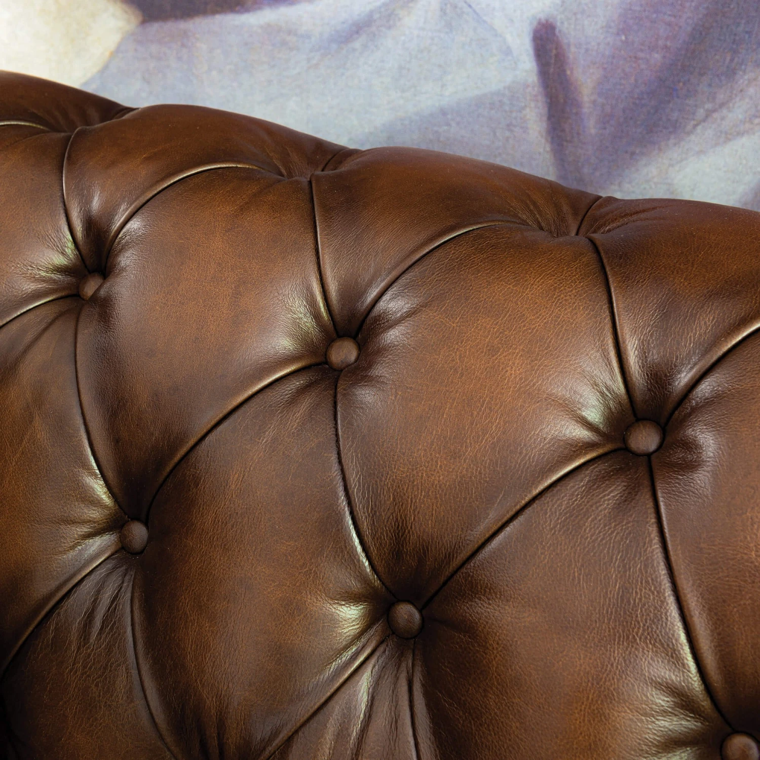 Balmoral Vintage Tabac Leather 3.5 Seater Sofa 6 Balmoral Vintage Tabac Leather 3.5 Seater Sofa - Image 6