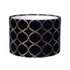 30cm Trellis Indigo Drum Shade
