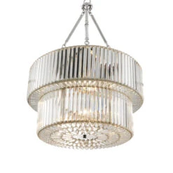 Eichholtz Infinity Double Nickel 6 Light Pendant -Housing Units Furniture Store 8dff3dbce5d352ffa0a3560691a7985a