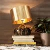 Mamo Deluxe Gold Table Lamp With Gold Shade
