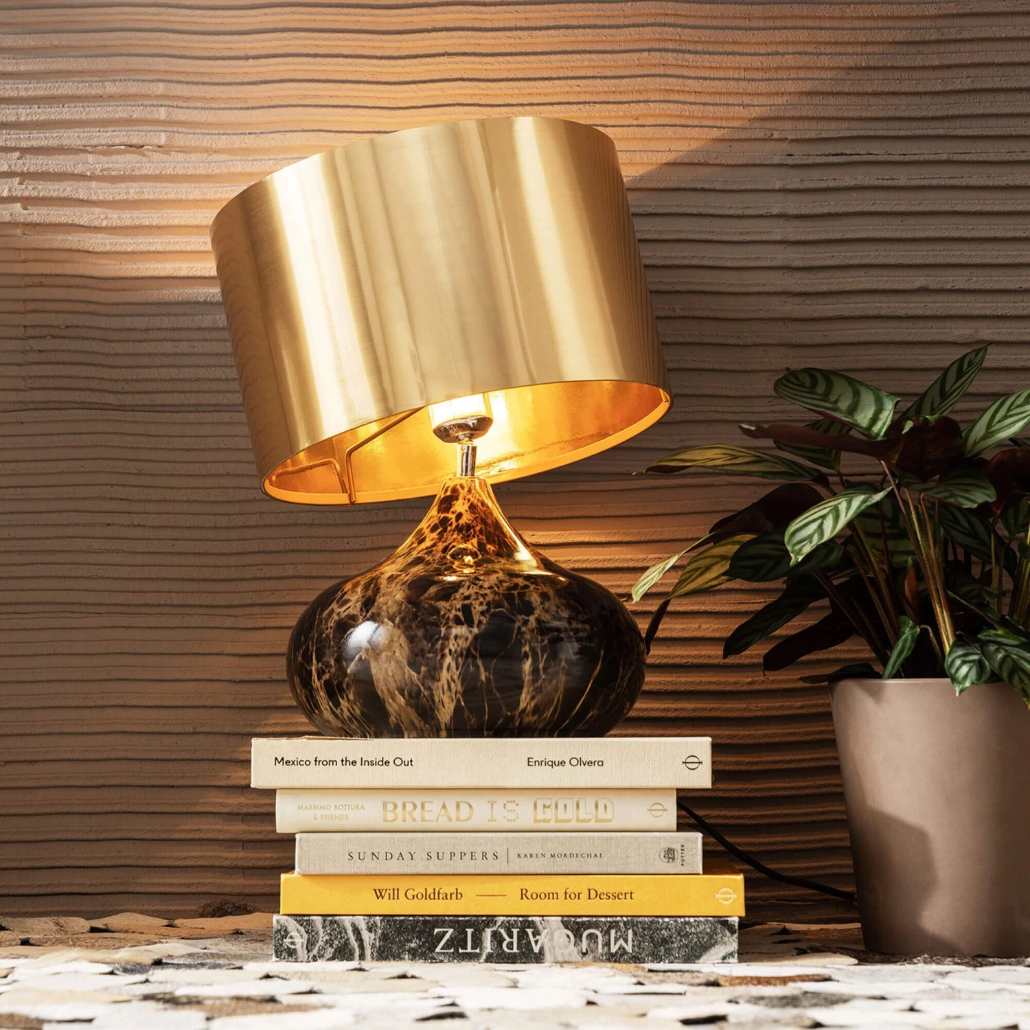Mamo Deluxe Gold Table Lamp With Gold Shade 1 Mamo Deluxe Gold Table Lamp With Gold Shade
