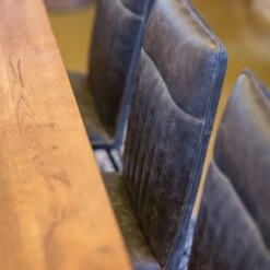 Harrington Oak 240cm Dining Table & 8 Clarence Grey Chairs -Housing Units Furniture Store 90976edc1601e1f66f4905c2e393390c 1