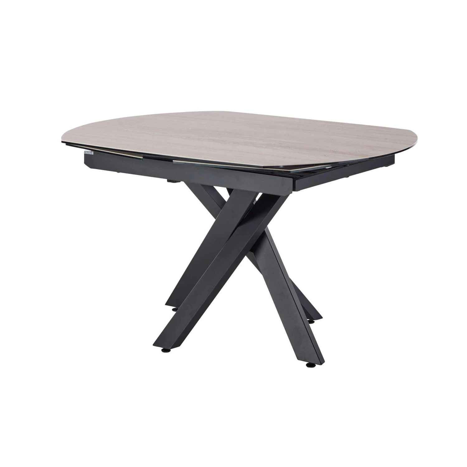 Alberto Travertine Effect 190cm Extending Dining Table 4 Alberto Travertine Effect 190cm Extending Dining Table - Image 4