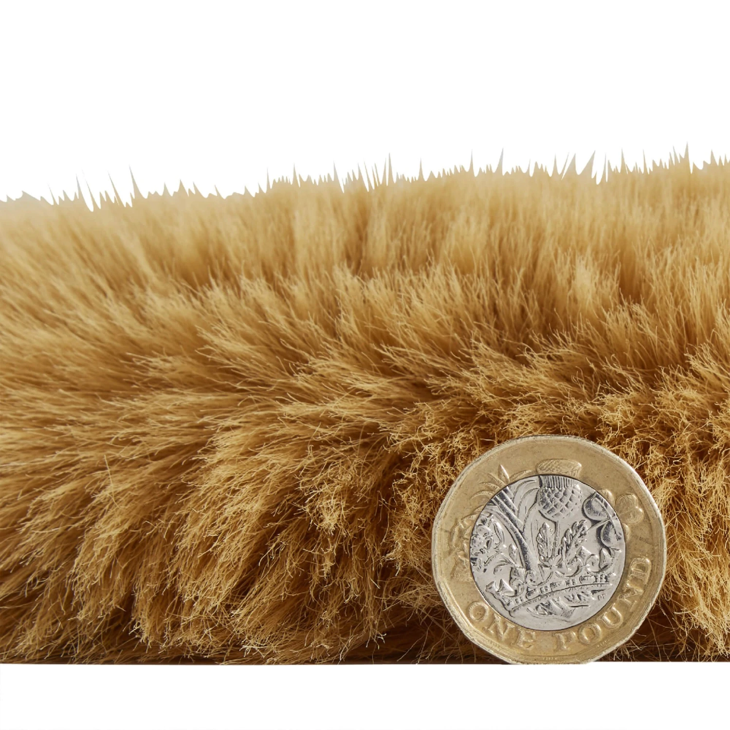 Super Teddy Mustard Single Sheepskin Rug 3 Super Teddy Mustard Single Sheepskin Rug - Image 3