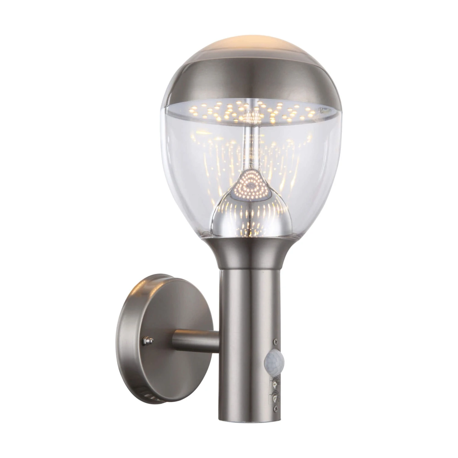 Callista Steel Motion Sensor LED Outdoor Wall Lamp 2 Callista Steel Motion Sensor LED Outdoor Wall Lamp - Image 2