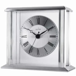 Hamilton Silver Mantel Clock