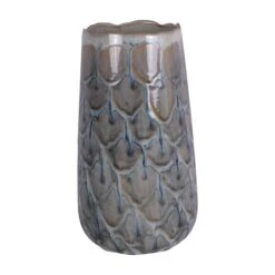 Libra Armadillo Azure Ceramic Vase
