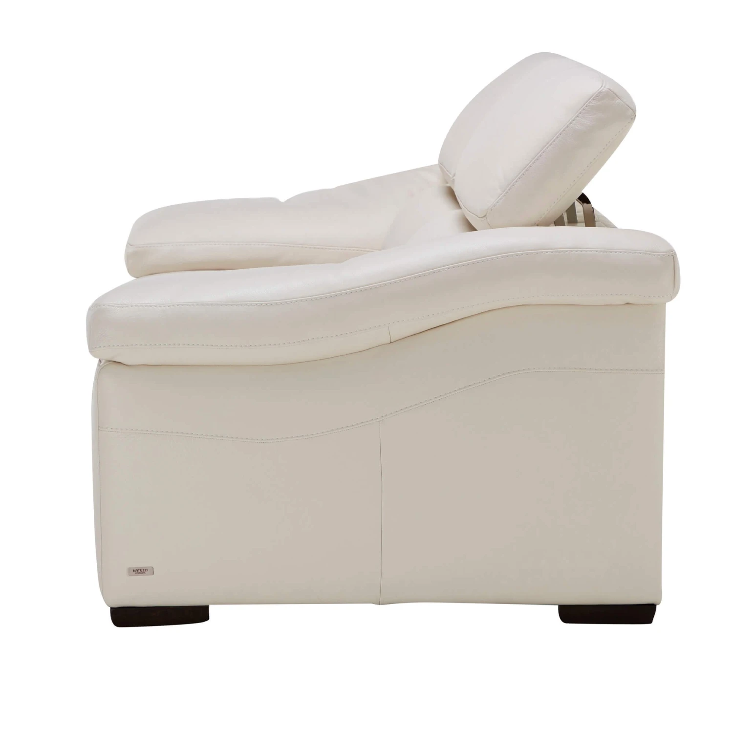 Natuzzi Gioia Dream White Leather Loveseat 4 Natuzzi Gioia Dream White Leather Loveseat - Image 4