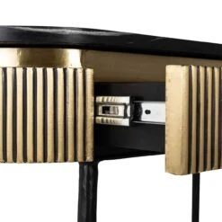 Ivette 2 Drawer Gold Console Table Gold -Housing Units Furniture Store 92cc04ededbdb6ea4732c9721c0b1e52
