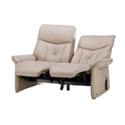 Himolla Lupo Cream Leather 2 Seater Electric Recliner Sofa -Housing Units Furniture Store 932d0e0e6100ac6e3f77d1a3b771d020