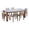 Tivoli 200cm Dining Table With 6 Farrington Dining Chairs