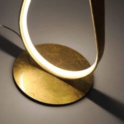 Linda Gold Twist LED Floor Lamp -Housing Units Furniture Store 947f4152c413085f5f2a020a8619e88a