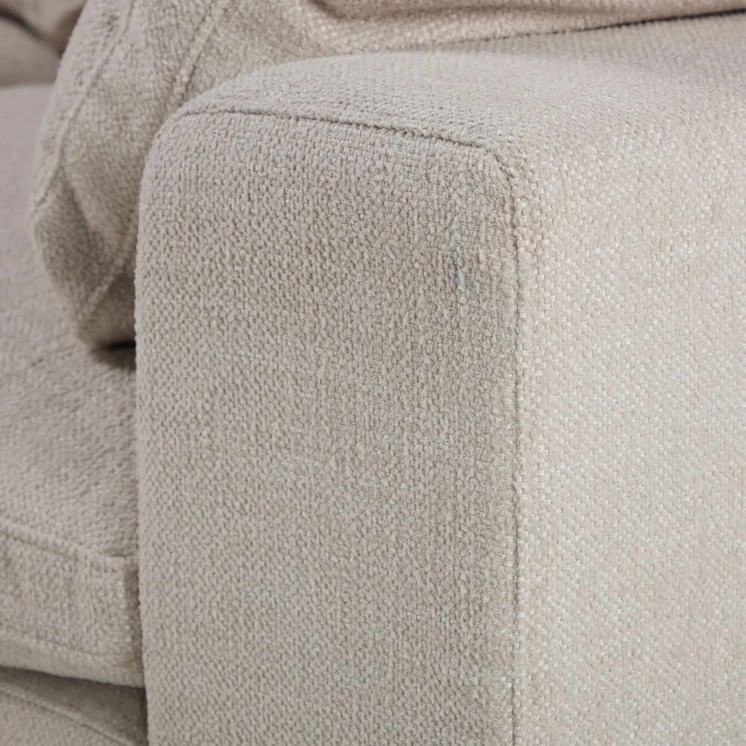 Glass House Elara Beige Fabric Corner Sofa 3 Glass House Elara Beige Fabric Corner Sofa - Image 3