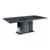 Monza Koto Grey High Gloss Extending 160cm Dining Table