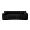 Eichholtz Kelly Small Sofa In Black Boucle Fabric