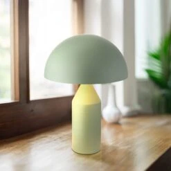 Freya Soft Green Table Lamp