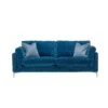 Michelle Blue Fabric 2 Seater Sofa