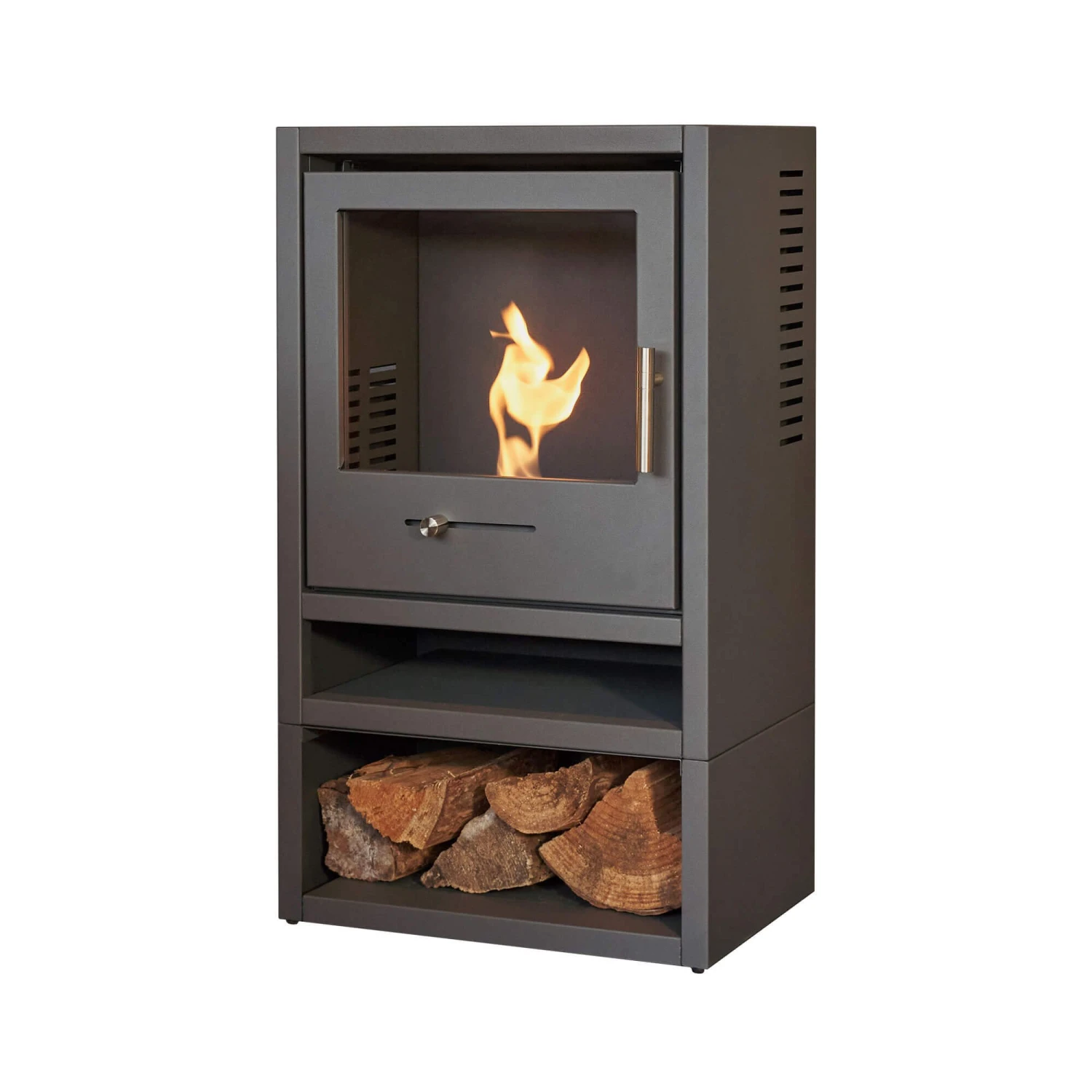 OKO S1 Bioethanol Stove With Log Store 3 OKO S1 Bioethanol Stove With Log Store - Image 3