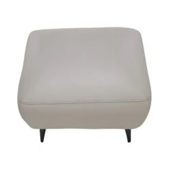 Lariano Light Grey Leather Ottoman 8 Lariano Light Grey Leather Ottoman -Housing Units Furniture Store 98ffca6bcaedecad73c63afed0249ce8