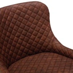 Java Reclaimed Teak 130cm Round Dining Table & 4 Toby Brown Faux Leather Chairs -Housing Units Furniture Store 99141b49704e6f5e1233ee961f98a1fd