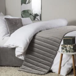 Belledorm Verona Charcoal Bed Runner