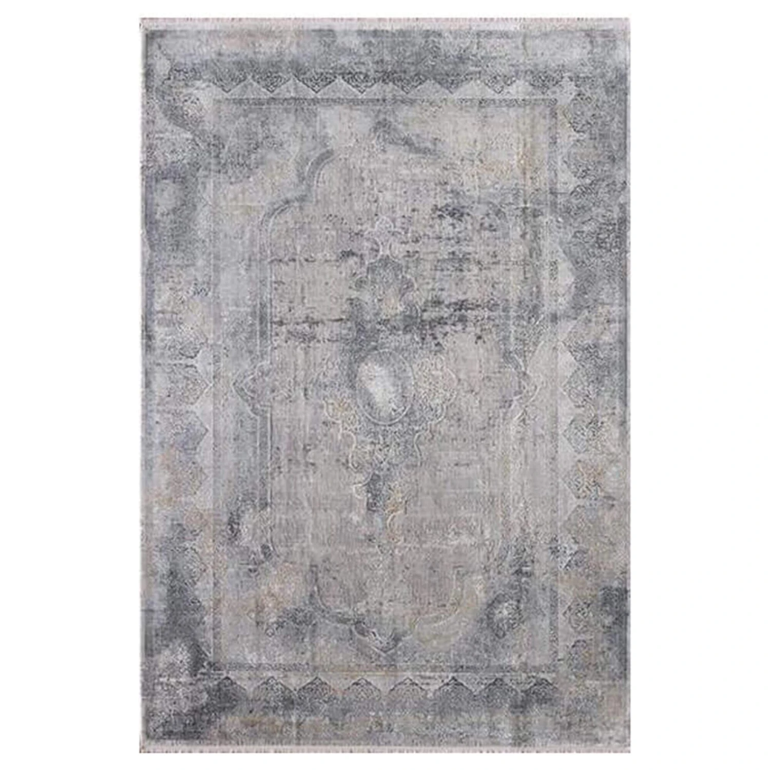 Toros Overdyed Frost Grey 240cm X 340cm Rug 2 Toros Overdyed Frost Grey 240cm X 340cm Rug - Image 2