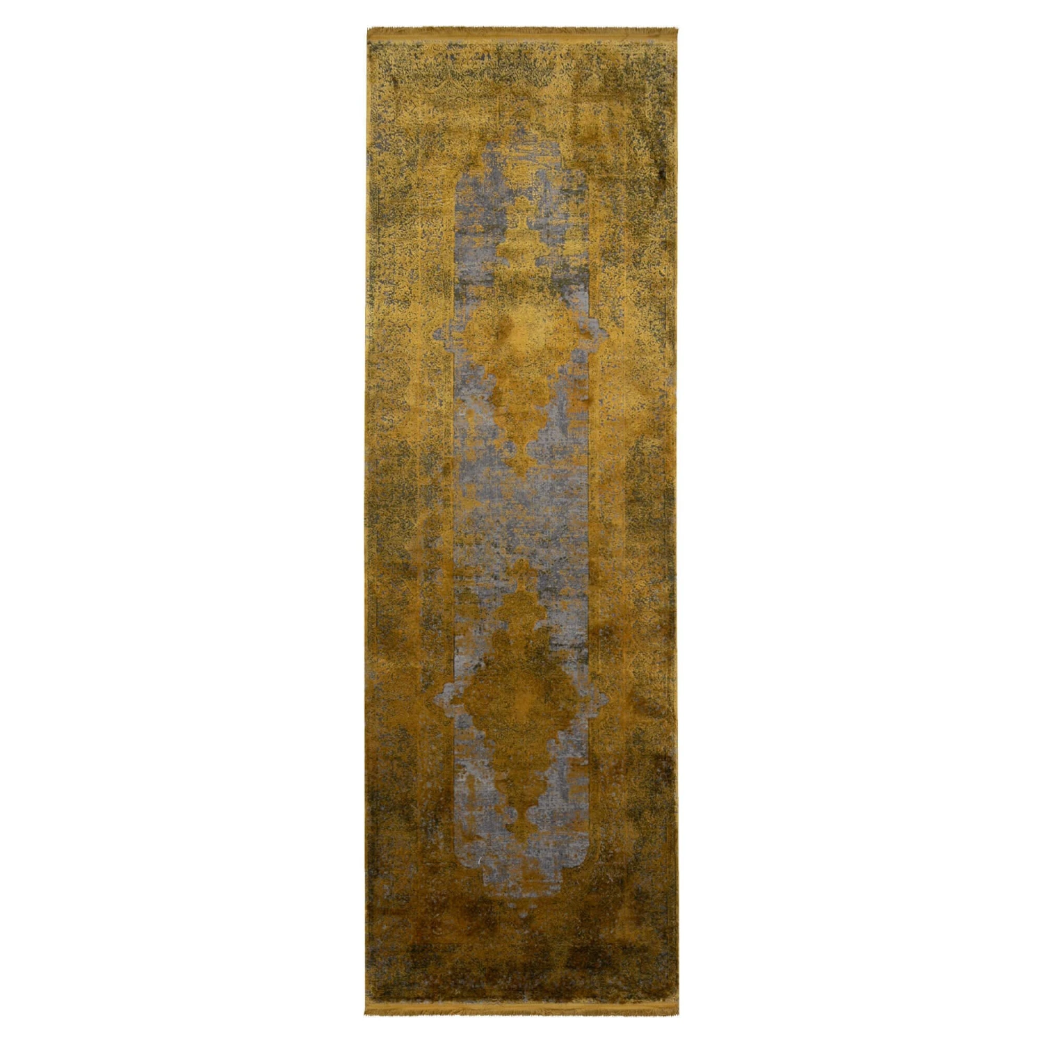 Toros Overdyed Gold 80cm X 240cm Runner 1 Toros Overdyed Gold 80cm X 240cm Runner