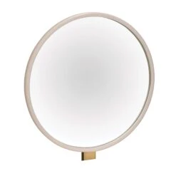 Lisette Ivory Round Gallery Dressing Table Mirror -Housing Units Furniture Store 9c7e0f22e8741a897f50a8960f8530f0
