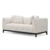 Eichholtz Corso Lounge Sofa In Lyssa Off-White Fabric